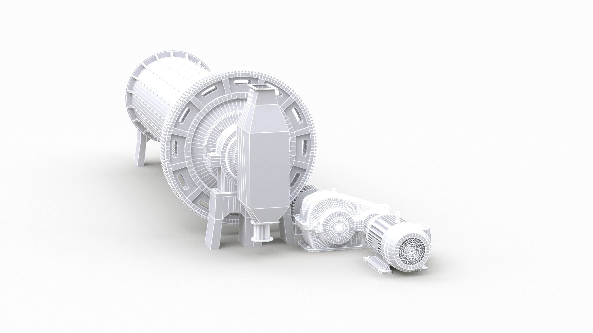  Ball Mill 3D model_14