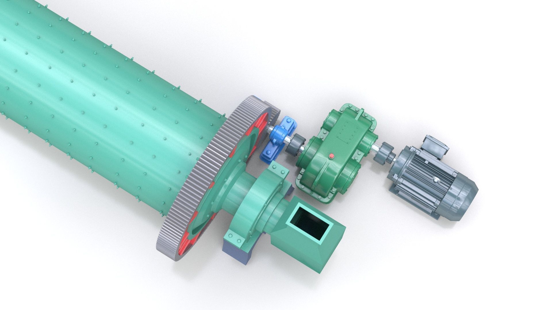  Ball Mill 3D model_3