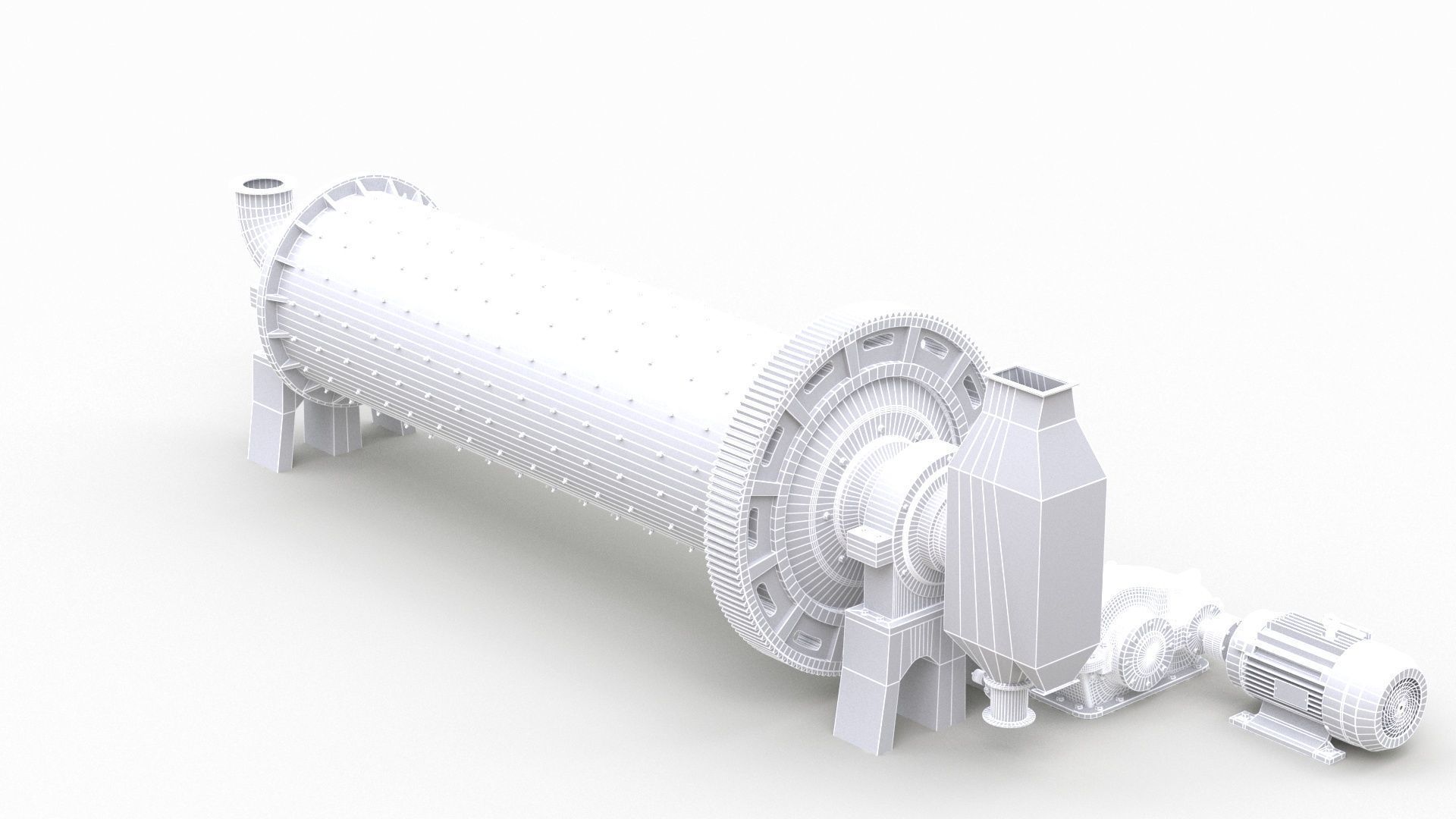  Ball Mill 3D model_12