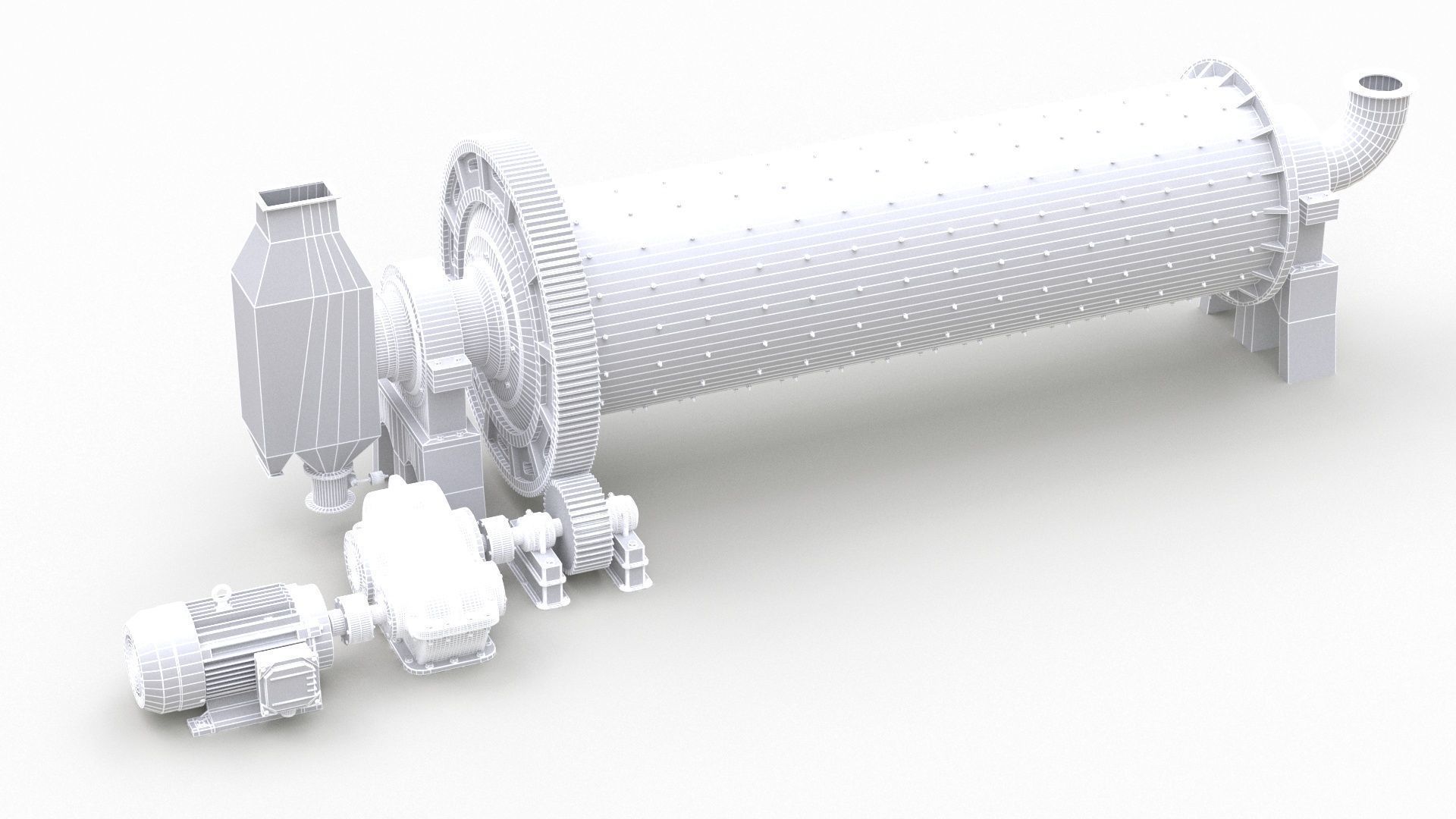  Ball Mill 3D model_11