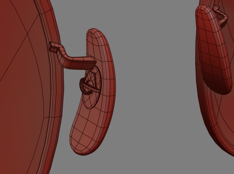 Womens Glasses 03 Low-poly 3D model_7