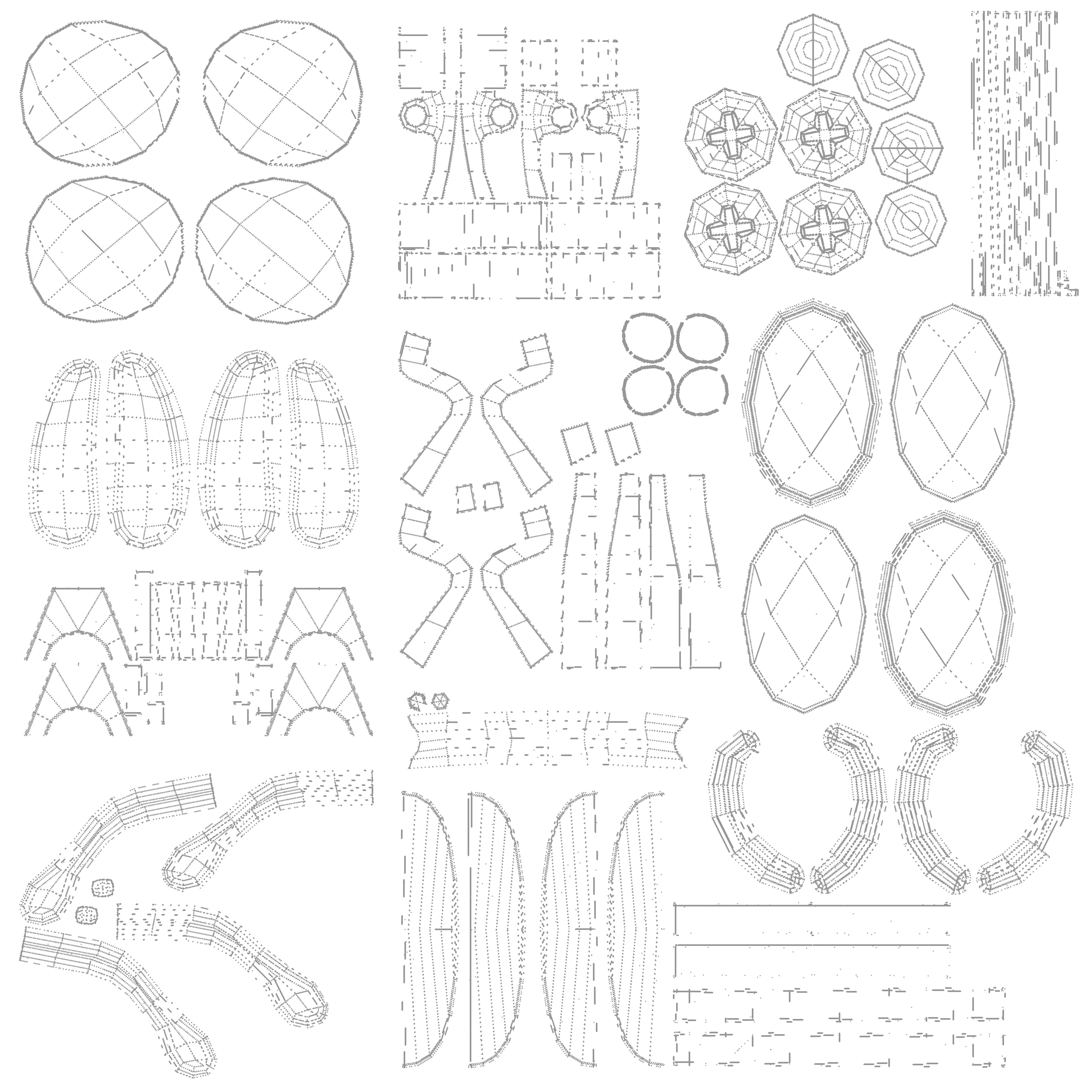 Womens Glasses 03 Low-poly 3D model_18