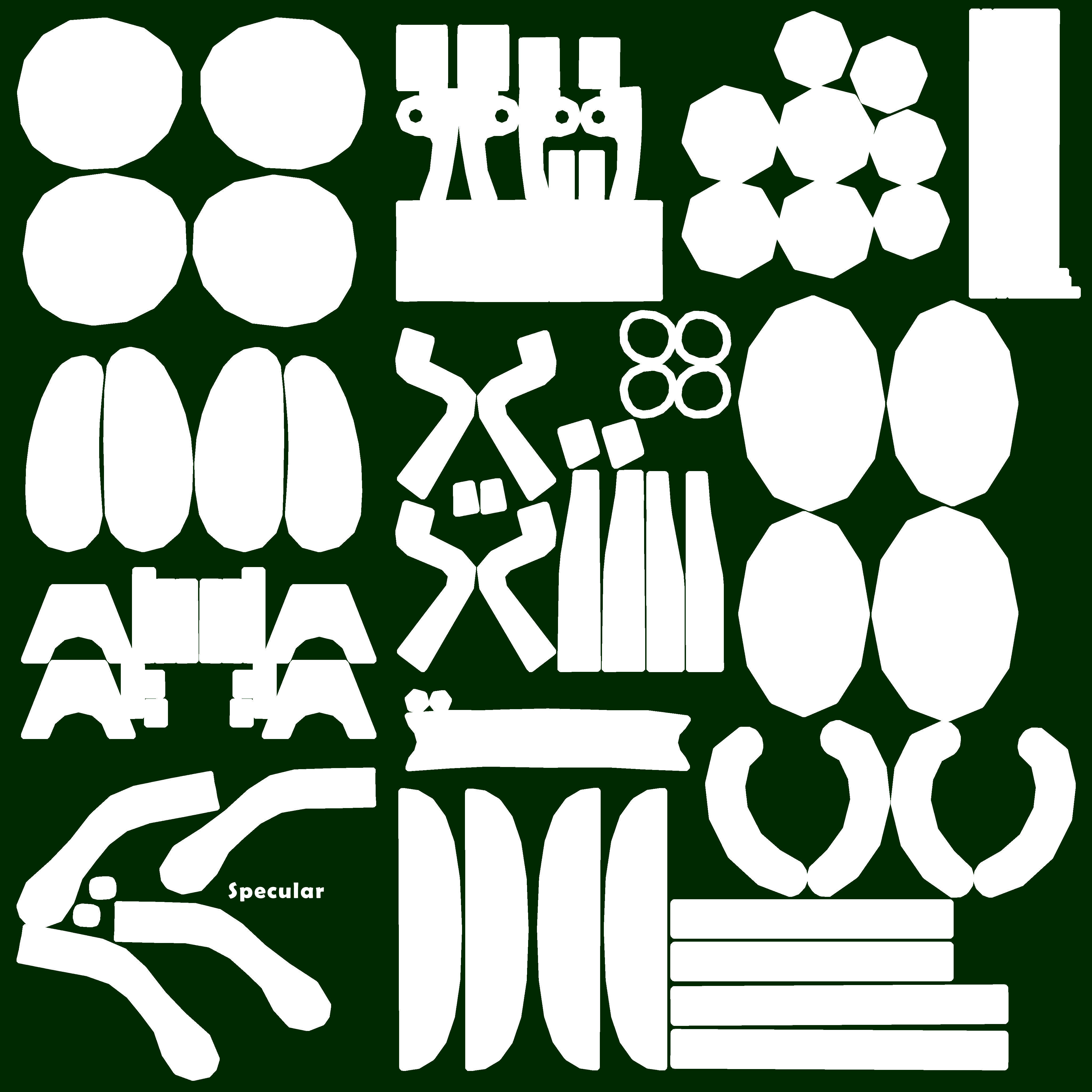 Womens Glasses 03 Low-poly 3D model_11