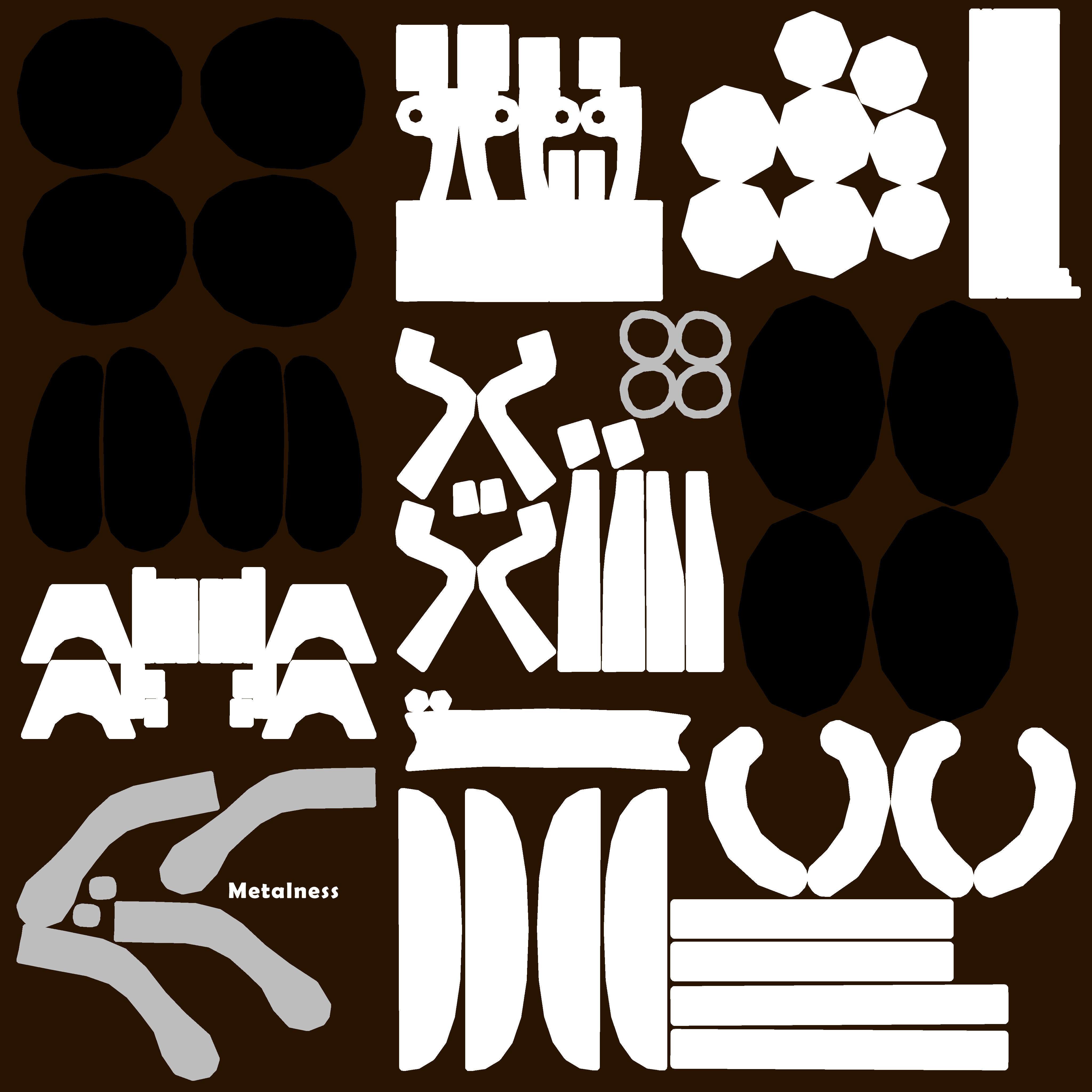 Womens Glasses 03 Low-poly 3D model_12