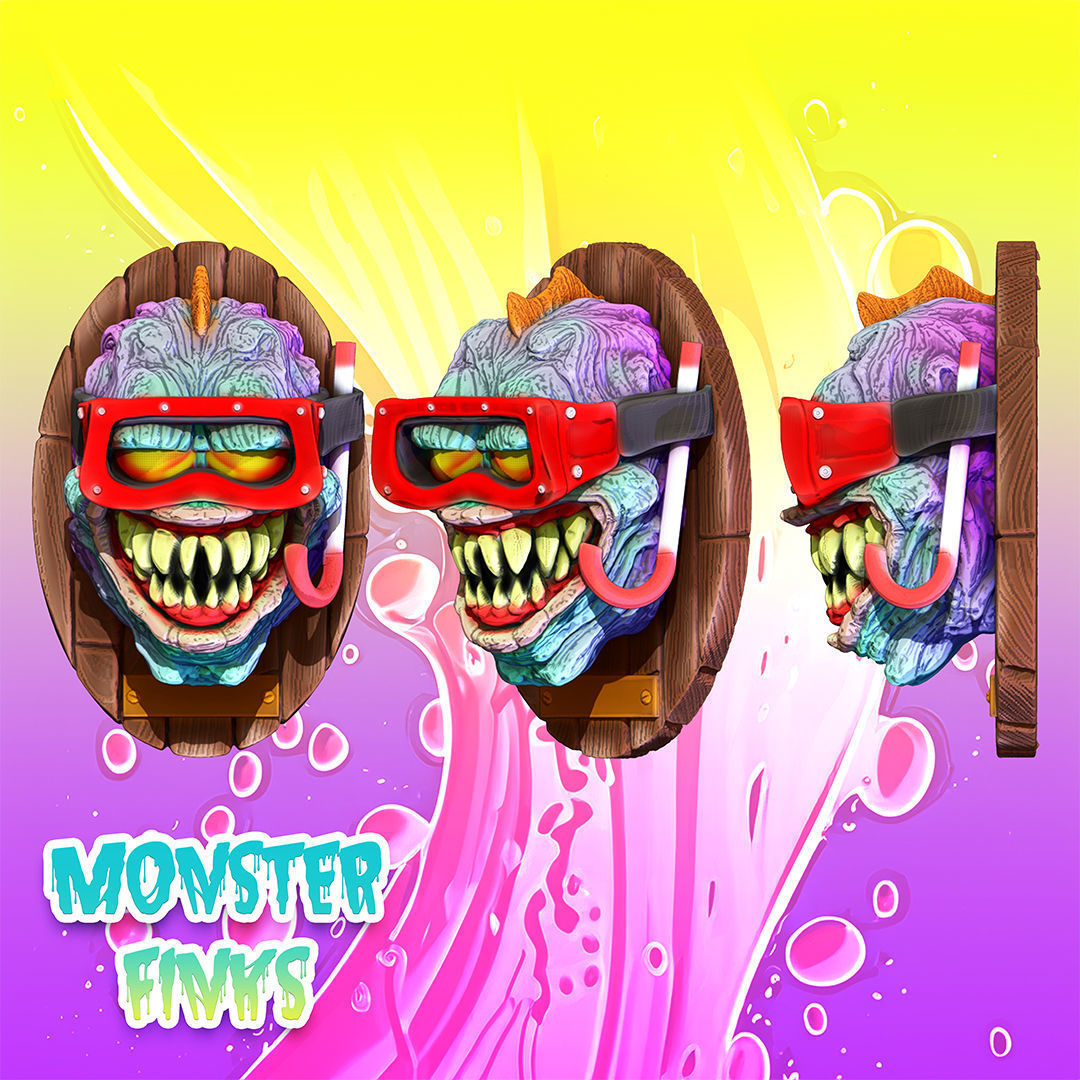MONSTER FINKS - MONSTRUO DEL PANTANO 3D print model_1