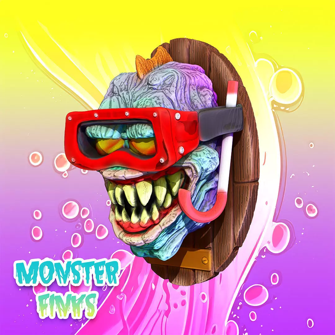 MONSTER FINKS - MONSTRUO DEL PANTANO 3D print model_0