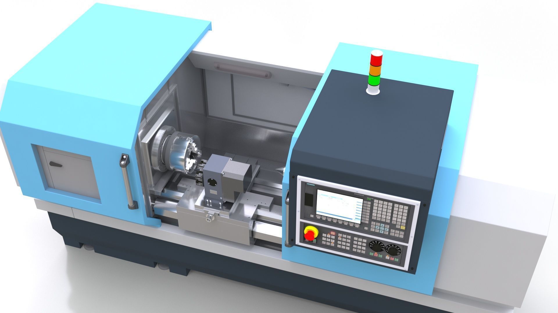 CNC Machine 3D model_4
