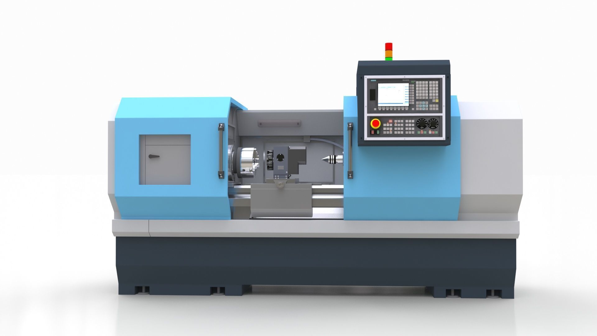 CNC Machine 3D model_1