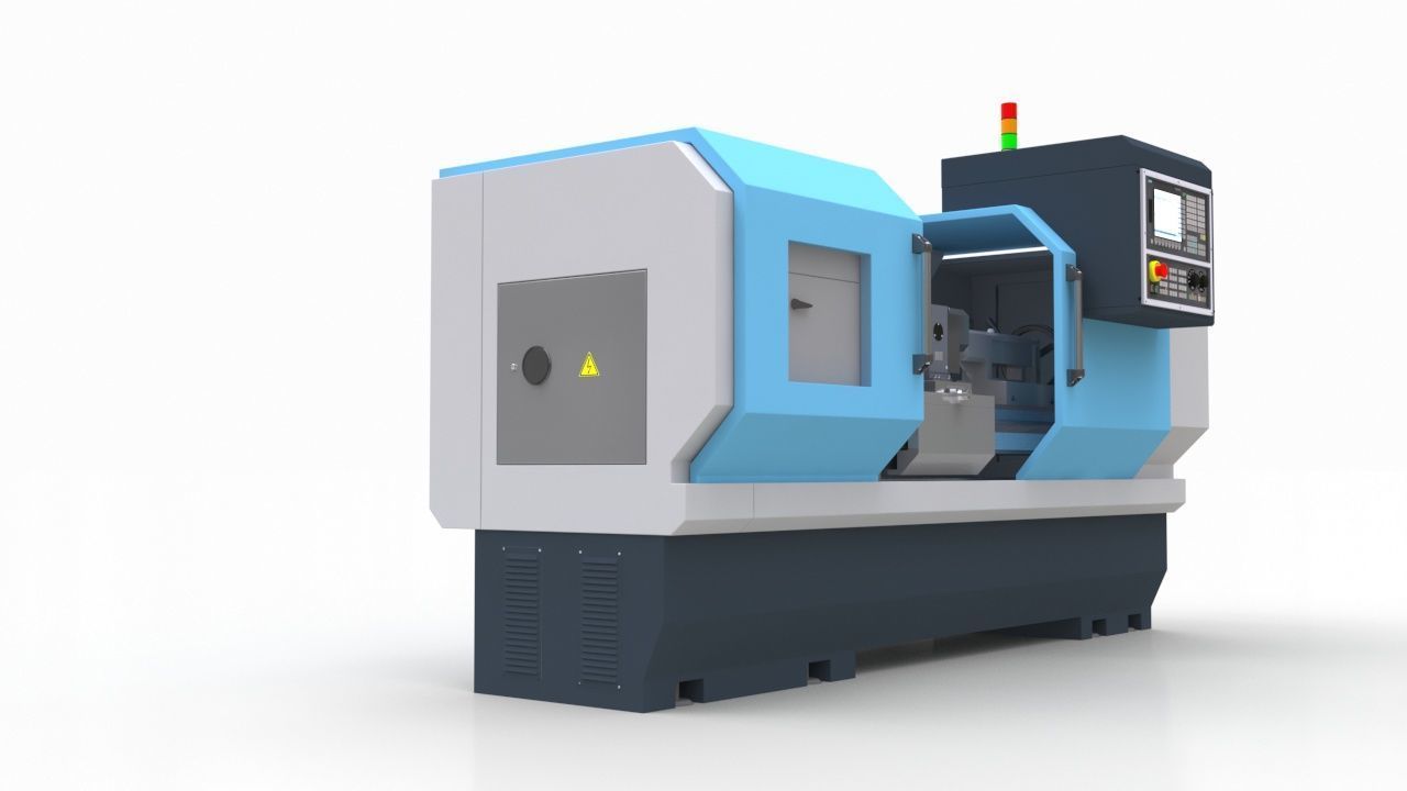 CNC Machine 3D model_10