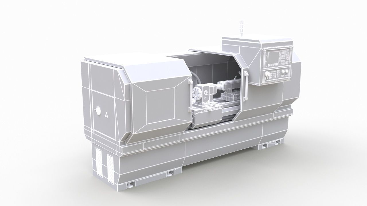 CNC Machine 3D model_12