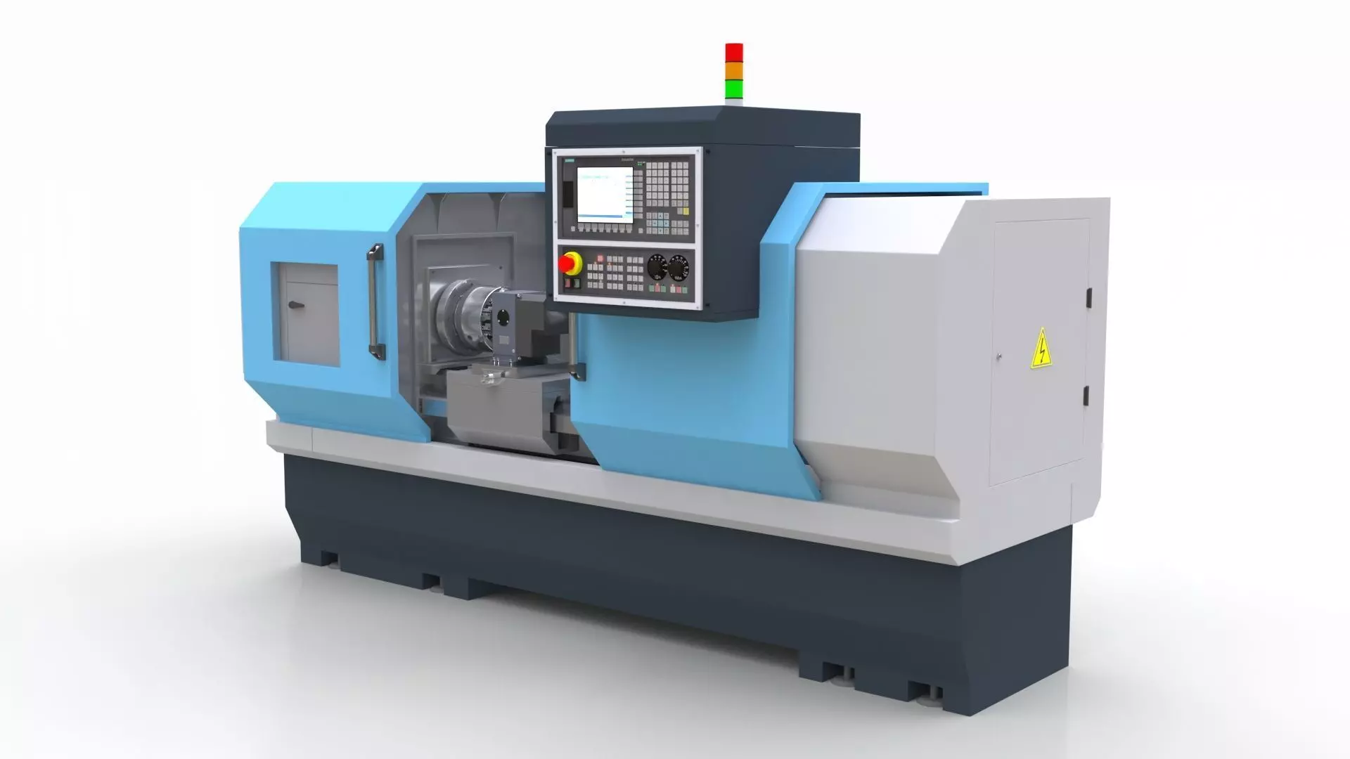 CNC Machine 3D model_0