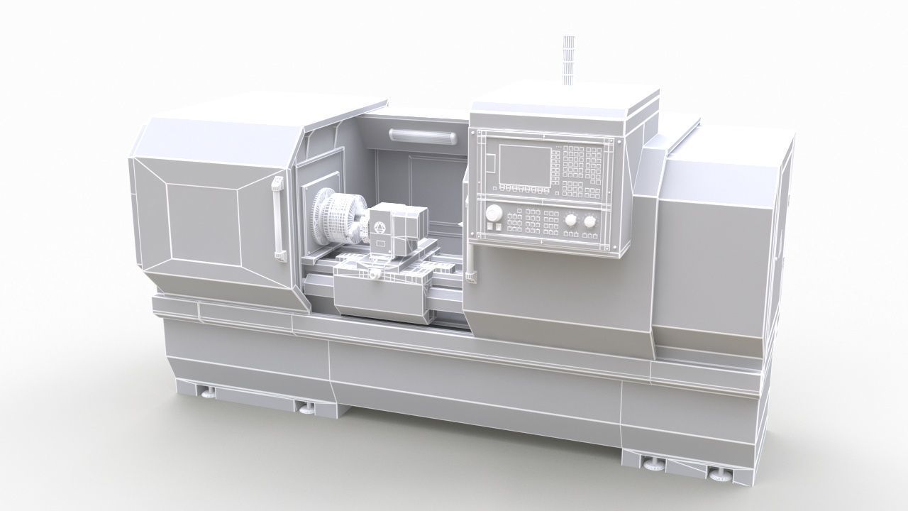 CNC Machine 3D model_13