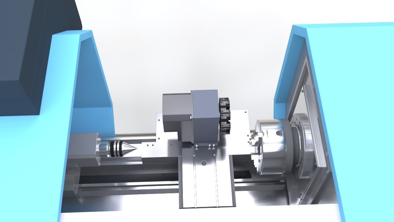 CNC Machine 3D model_7