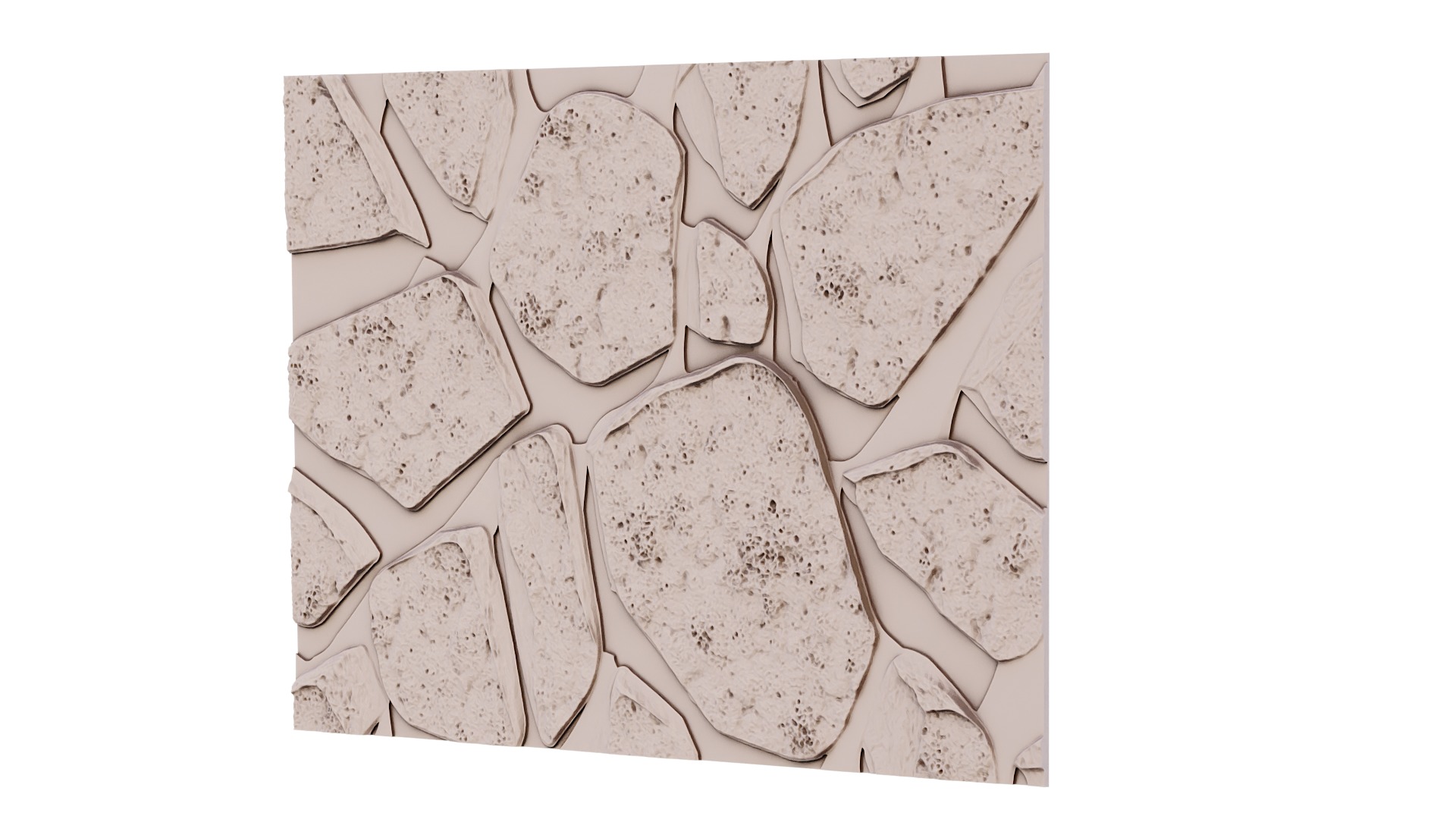 decor set wall panel wall stone relief mural CNC 27 3D model_2