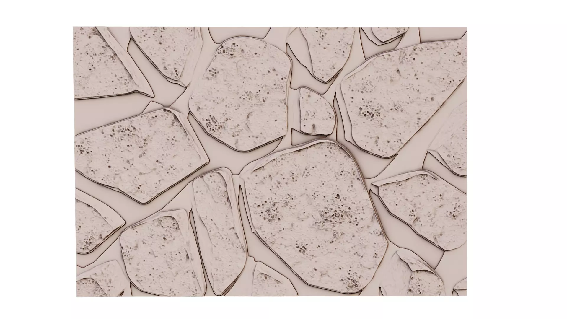 decor set wall panel wall stone relief mural CNC 27 3D model_0