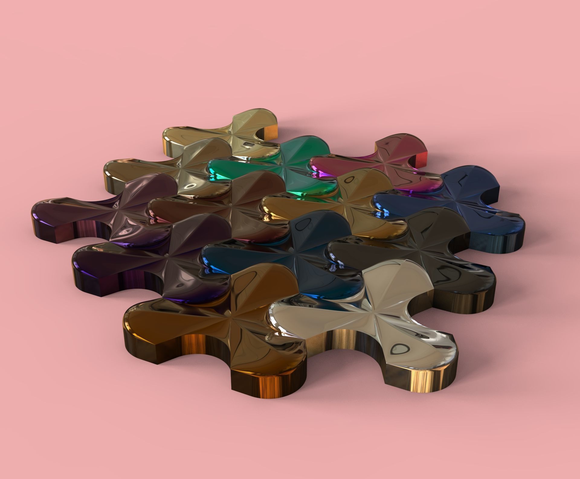 deltoid mosaic 3D print model_7