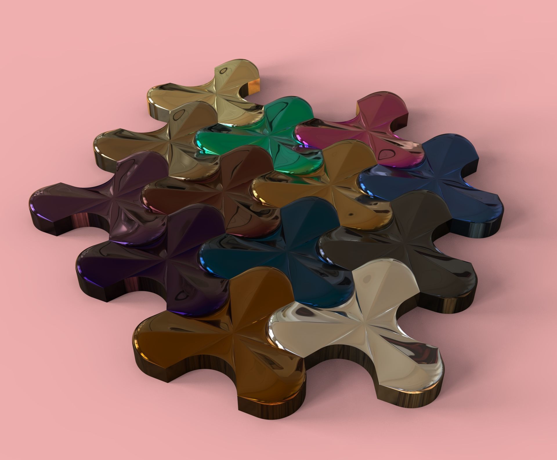 deltoid mosaic 3D print model_8
