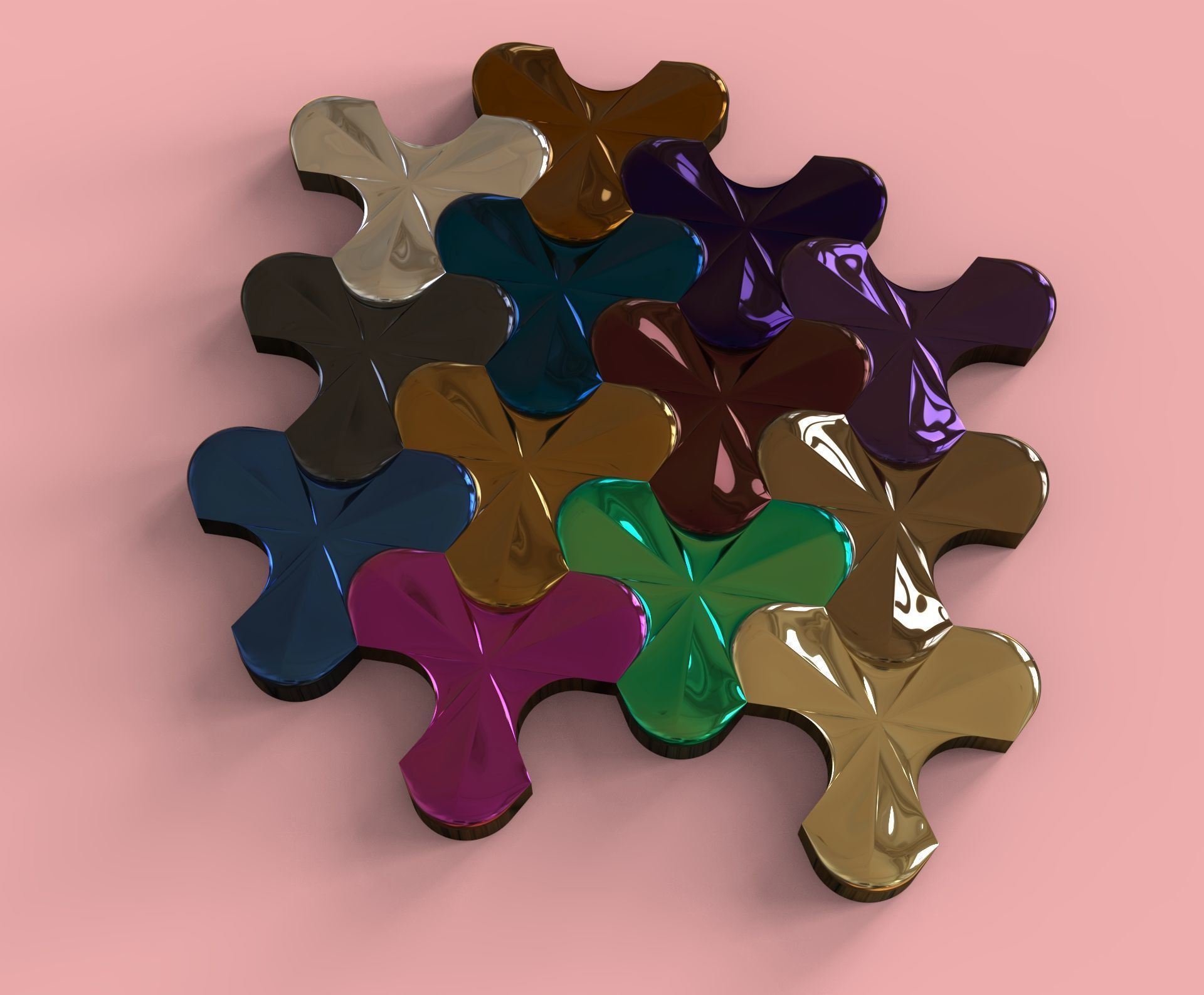 deltoid mosaic 3D print model_14