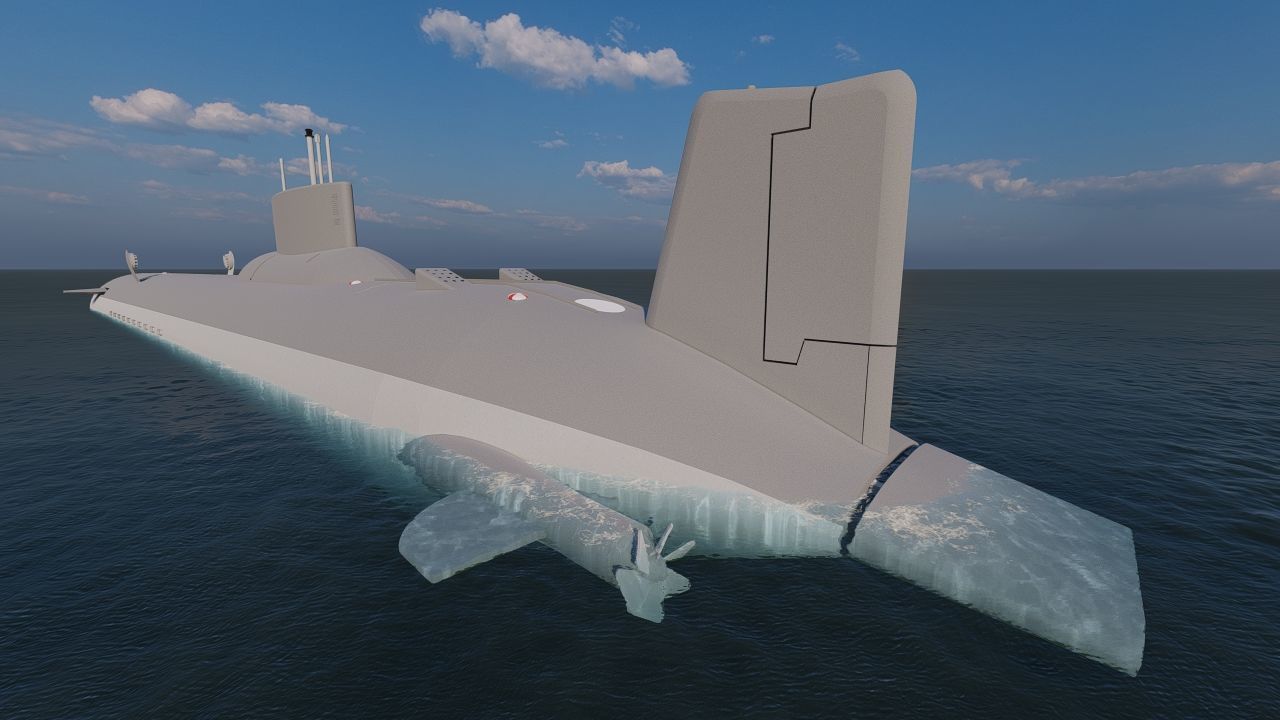 submarine- class Submarine 3D model_16