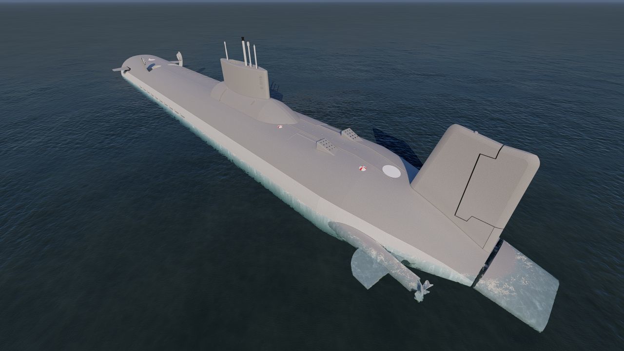 submarine- class Submarine 3D model_4