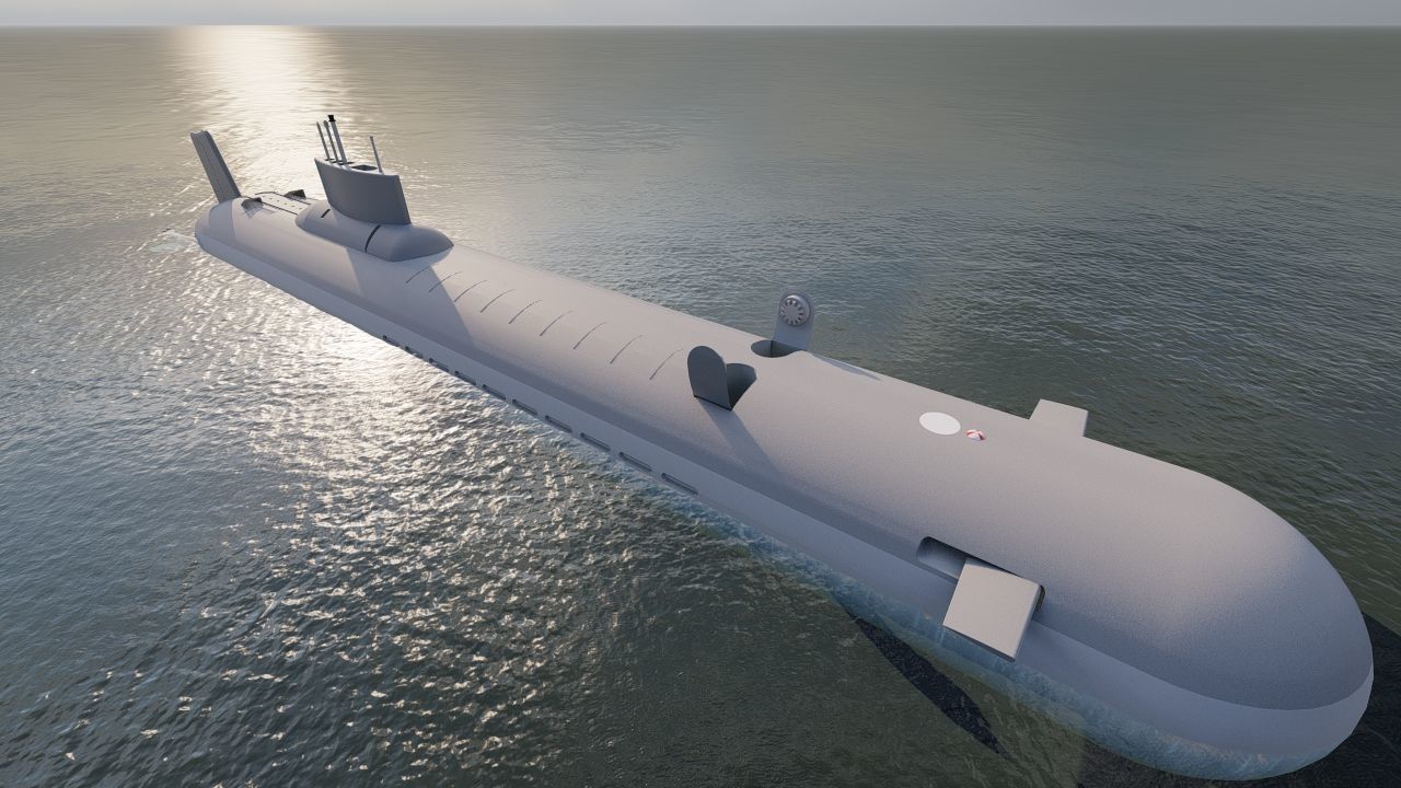 submarine- class Submarine 3D model_2