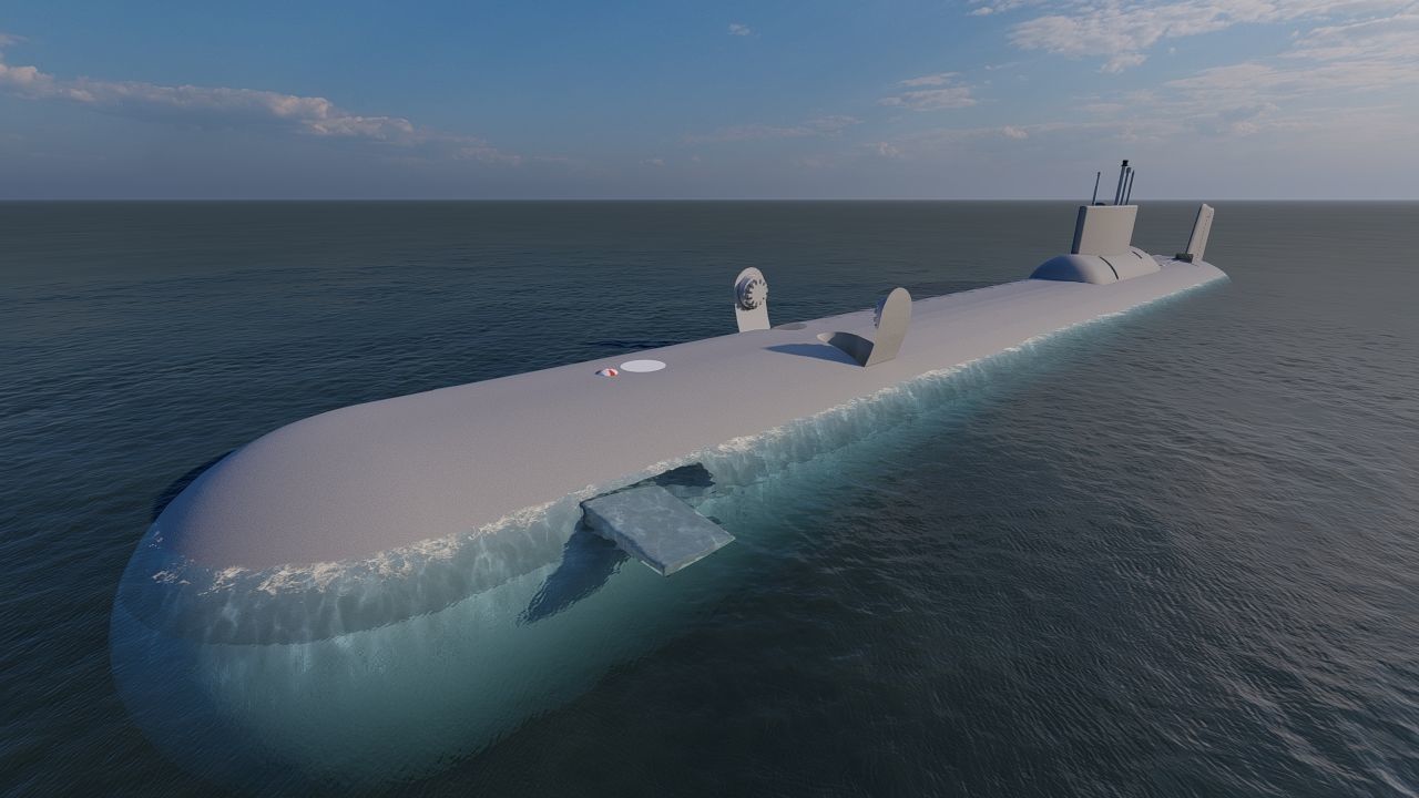 submarine- class Submarine 3D model_9