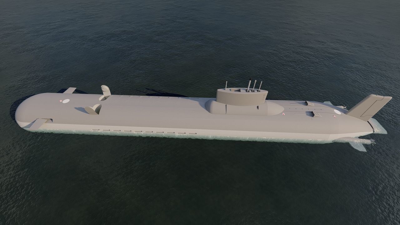 submarine- class Submarine 3D model_15