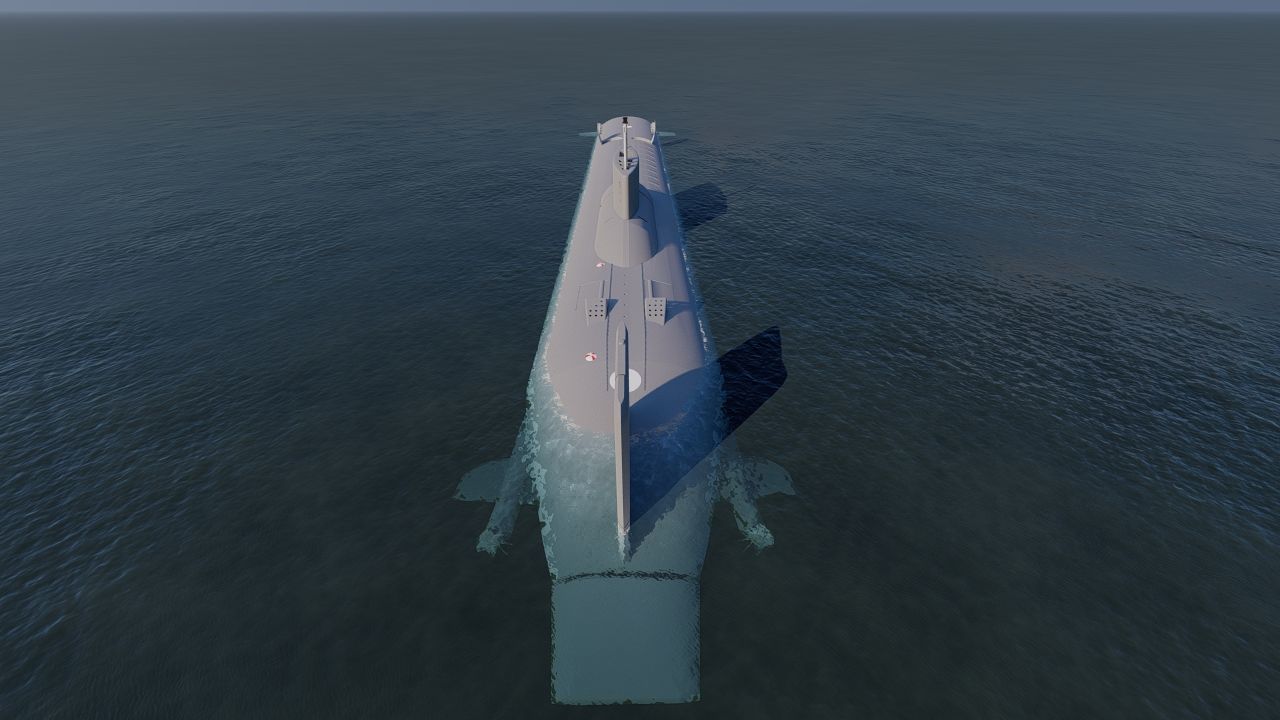 submarine- class Submarine 3D model_11