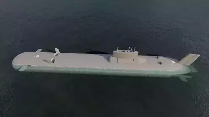 submarine- class Submarine 3D model