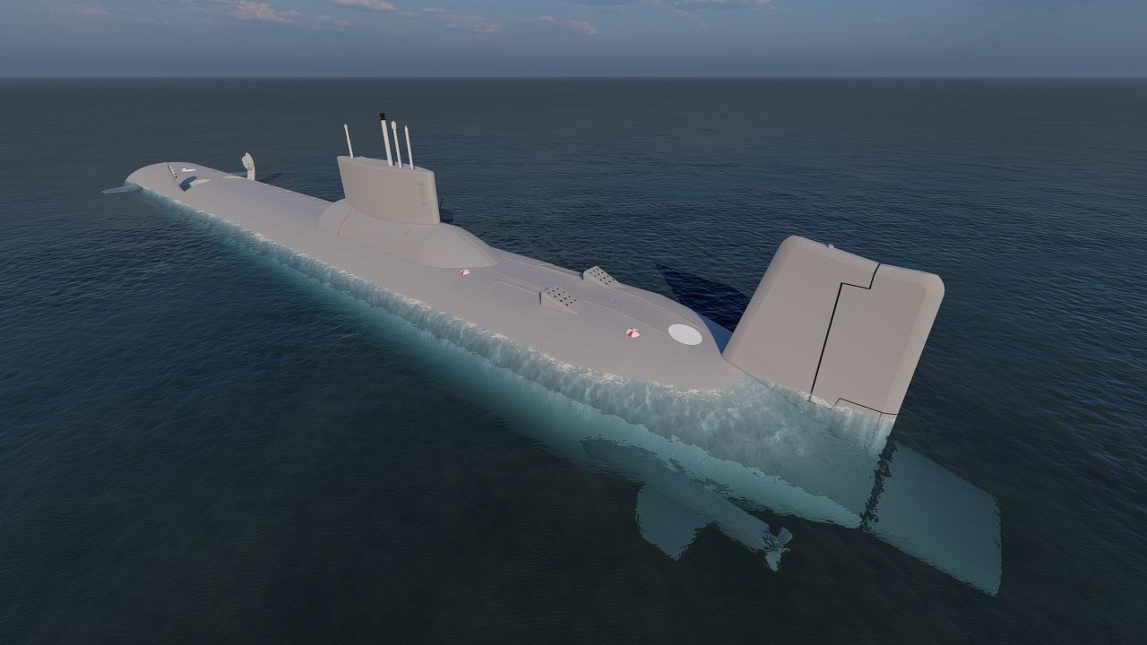 submarine- class Submarine 3D model_7