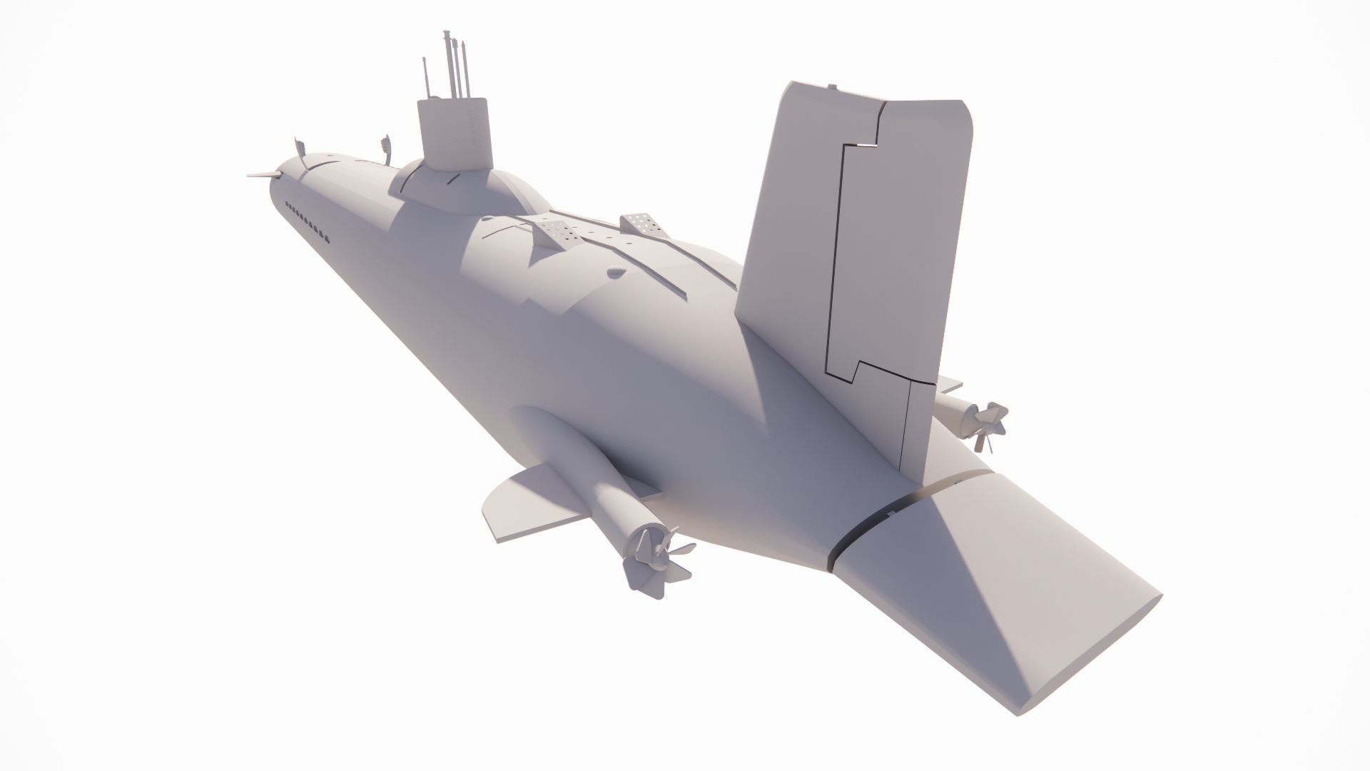 submarine- class Submarine 3D model_12