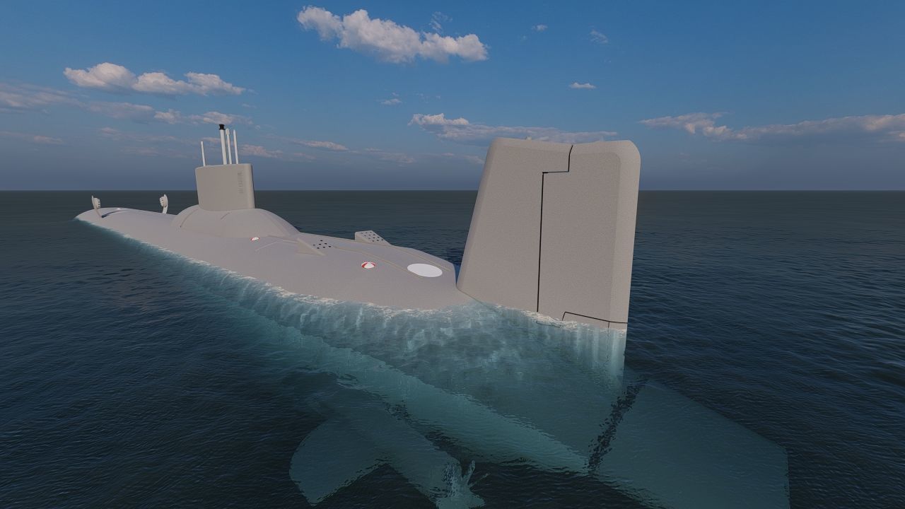 submarine- class Submarine 3D model_10