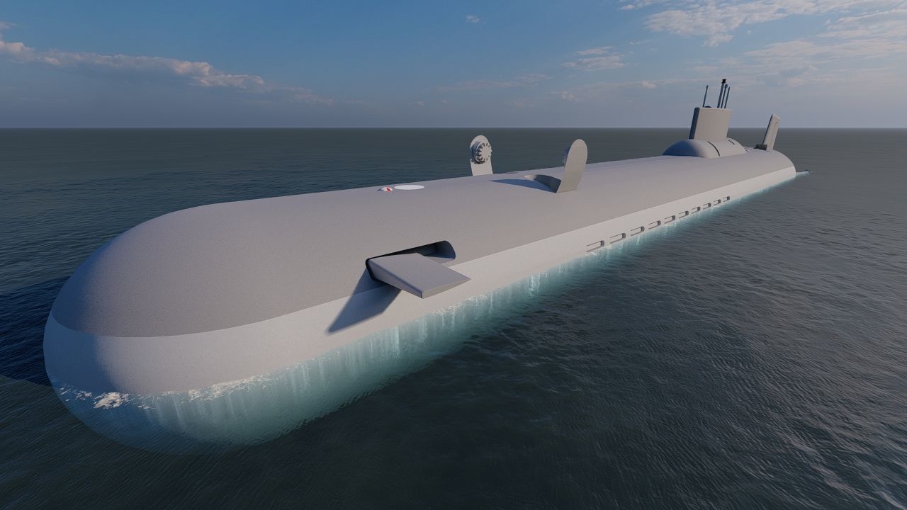 submarine- class Submarine 3D model_17