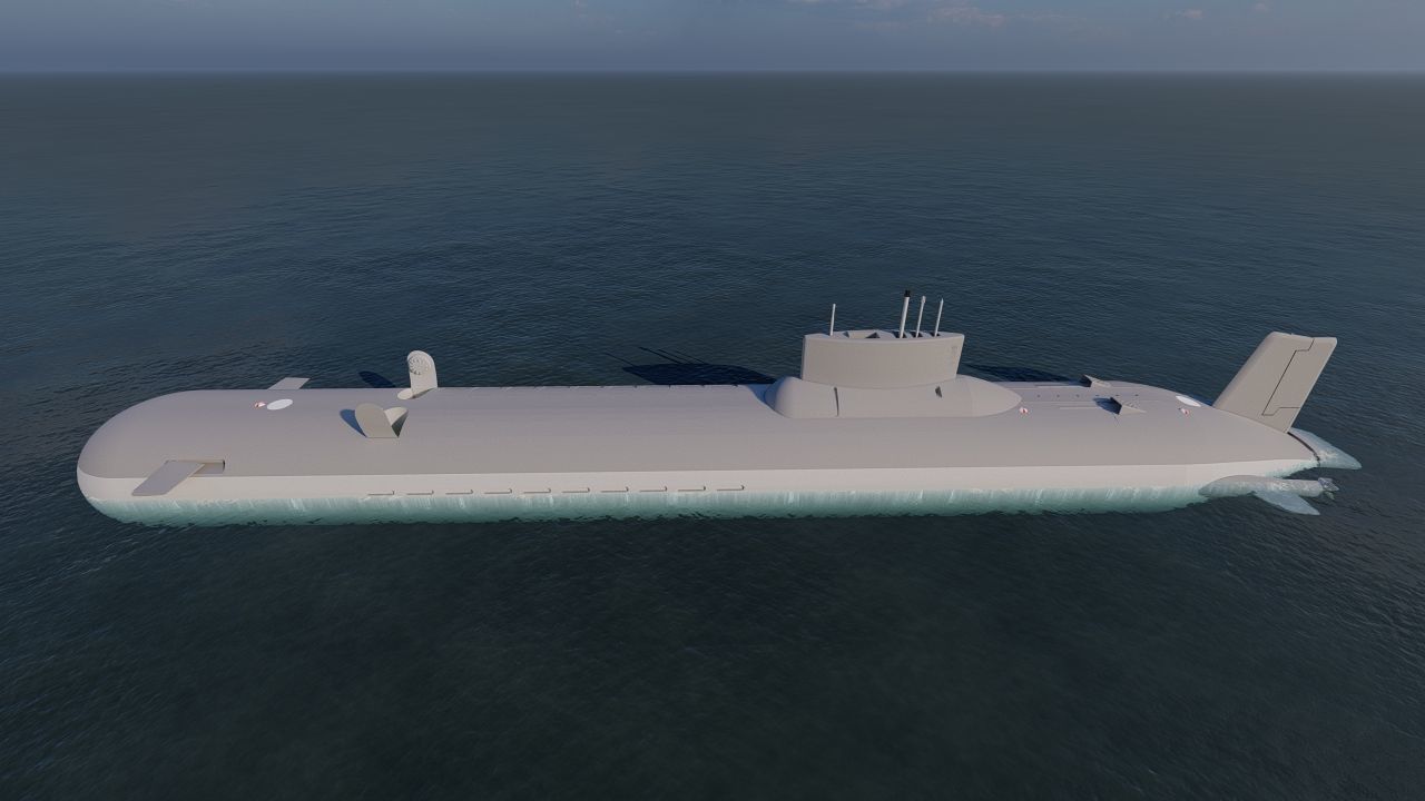 submarine- class Submarine 3D model_13