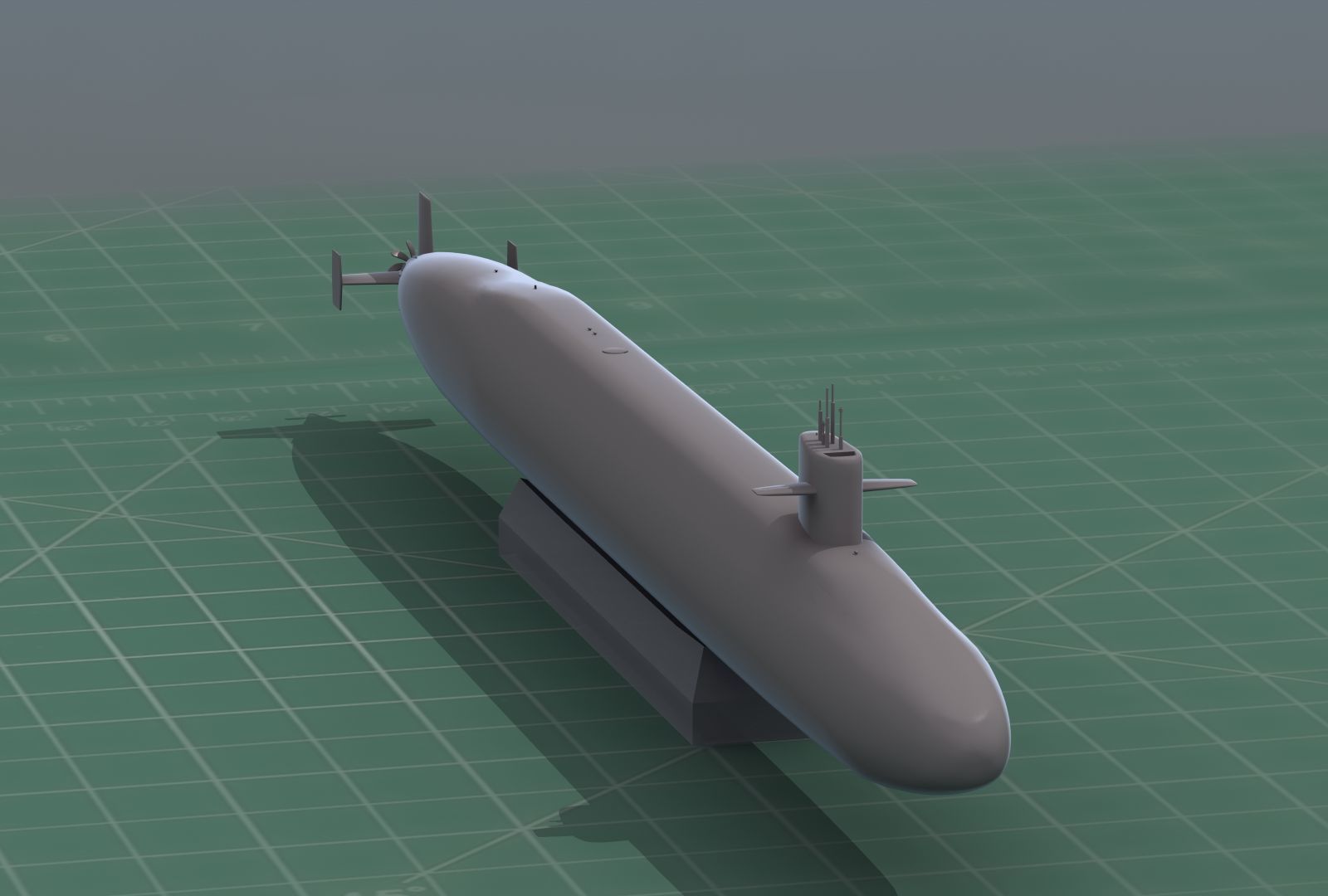 Ohio Class Nuclear Submarine SSGN 3D Print 3D print model_1