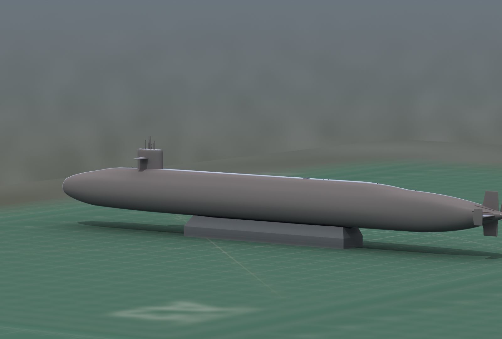 Ohio Class Nuclear Submarine SSGN 3D Print 3D print model_8