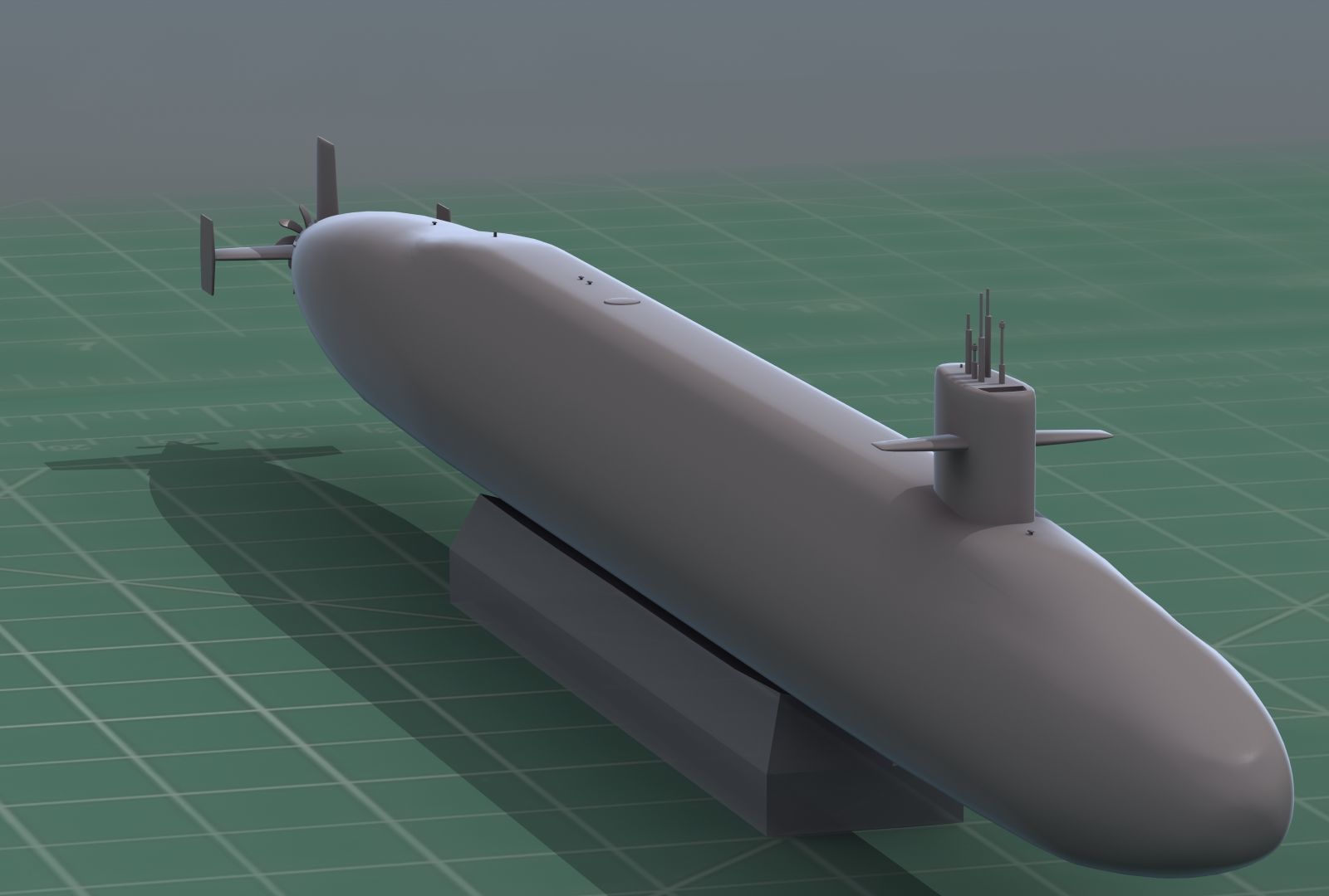 Ohio Class Nuclear Submarine SSGN 3D Print 3D print model_11