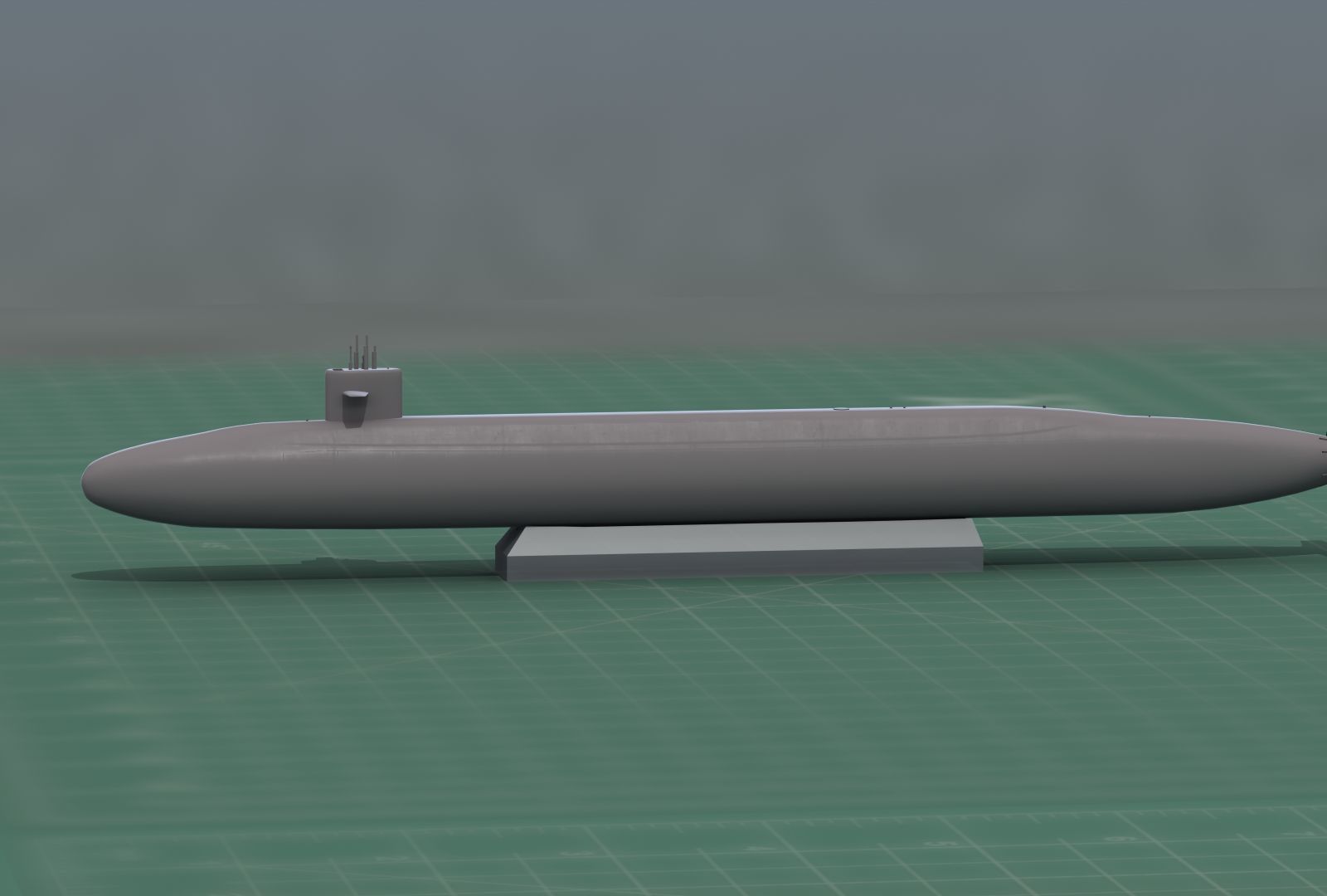 Ohio Class Nuclear Submarine SSGN 3D Print 3D print model_4