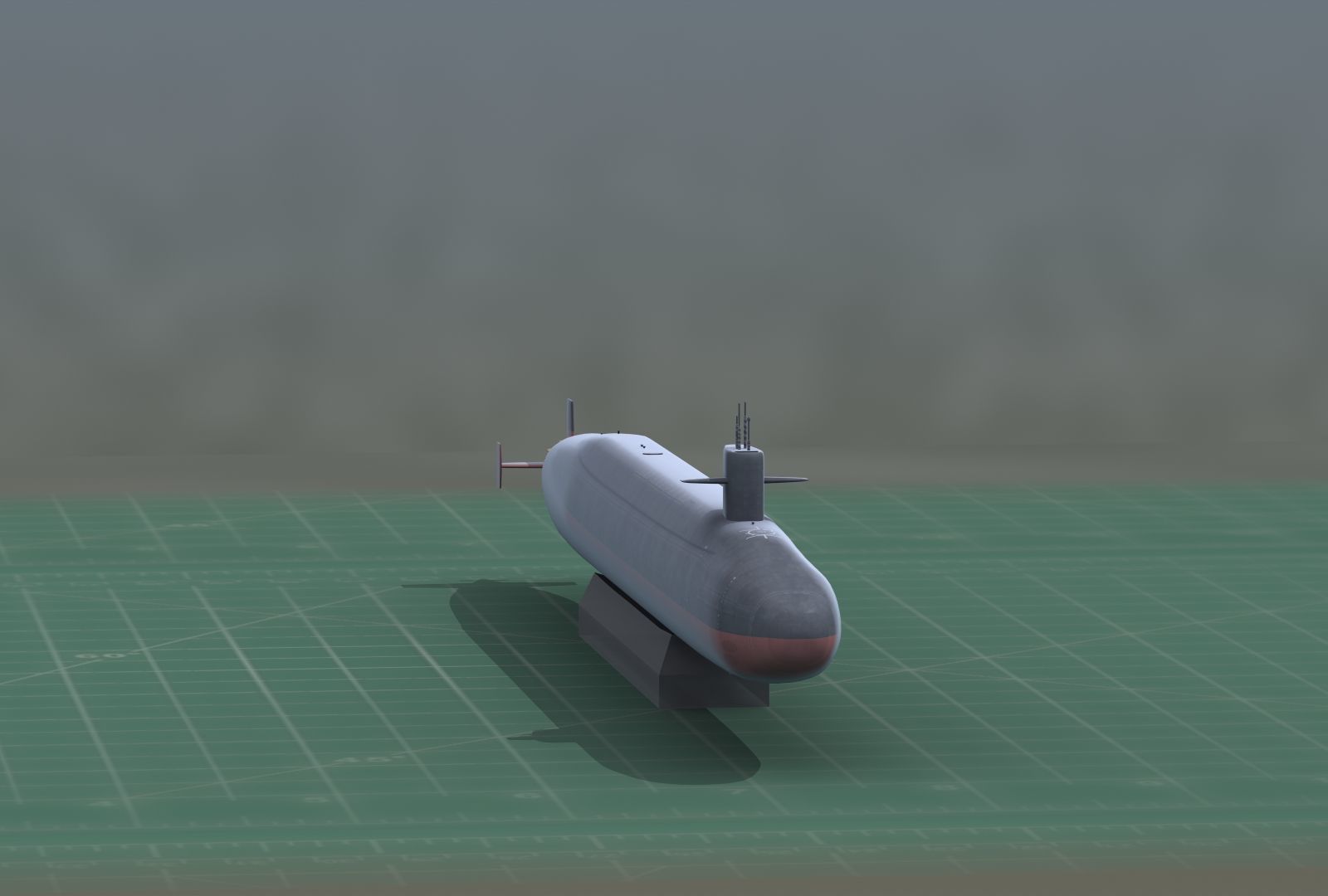 Ohio Class Nuclear Submarine SSGN 3D Print 3D print model_3