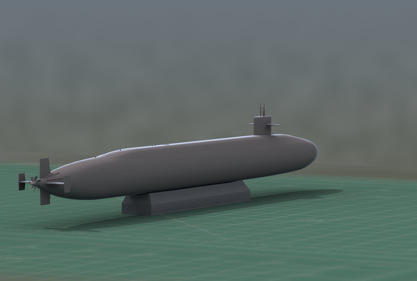 Ohio Class Nuclear Submarine SSGN 3D Print 3D print model_7