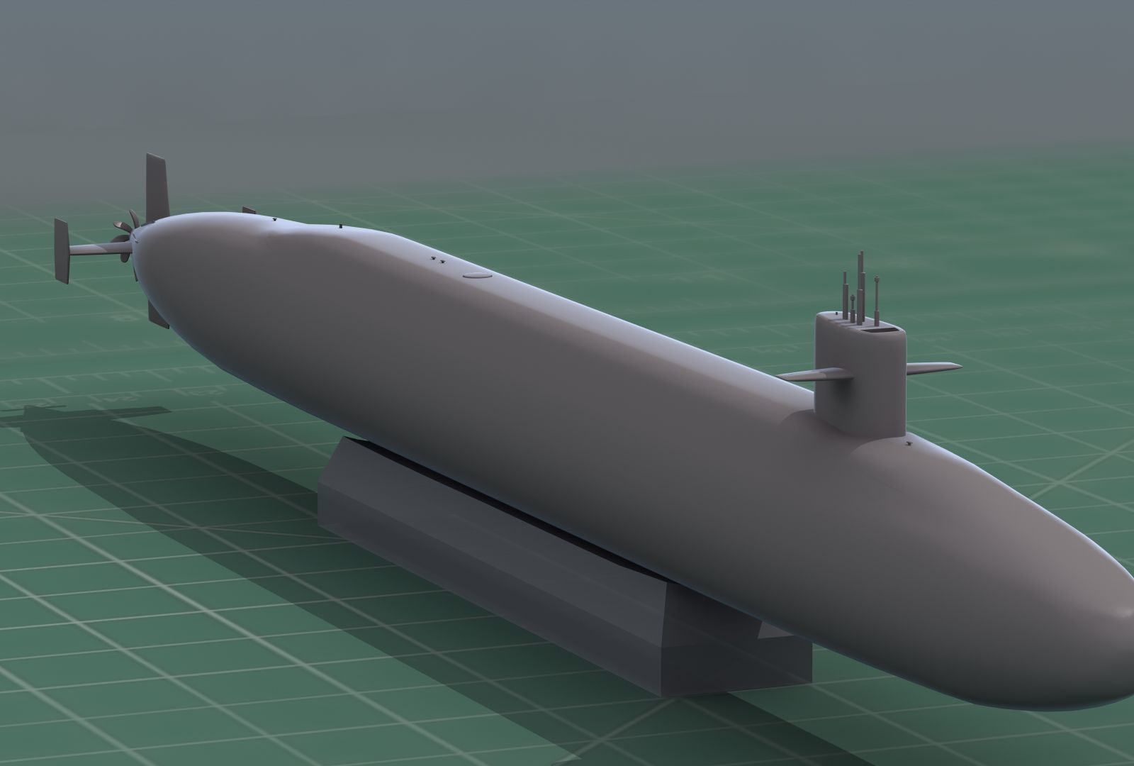Ohio Class Nuclear Submarine SSGN 3D Print 3D print model_13