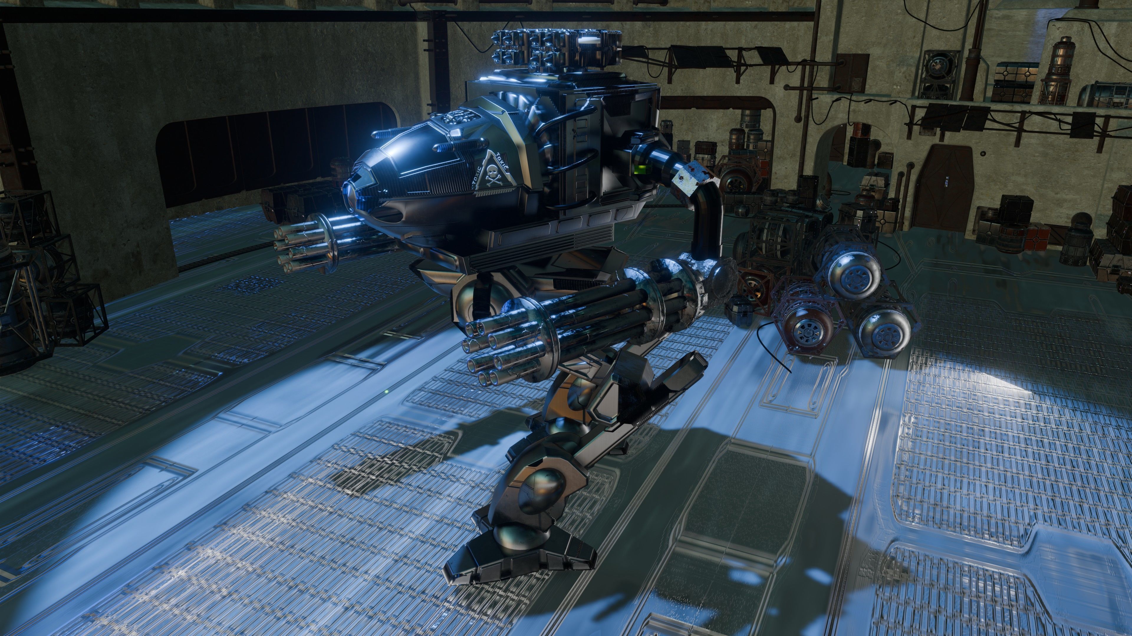 SIFI Combat Robot Low-poly 3D model_8