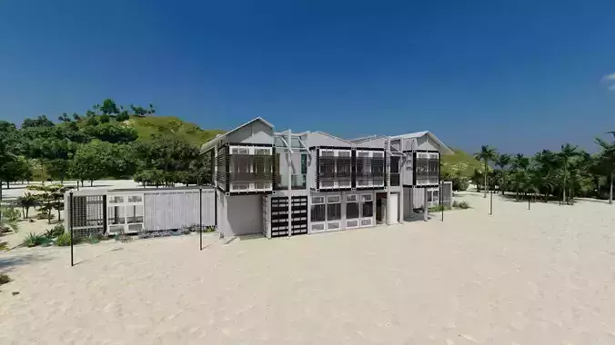 Casa Scene-villa-Temporary accommodation villa-Villa condo 3D model