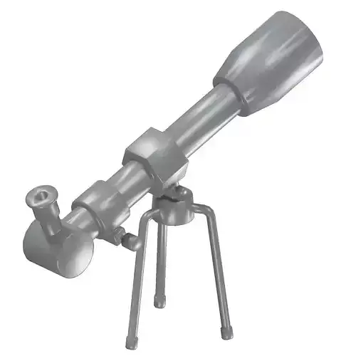 Games Cartoon Telescope Toy Low-poly 3D model