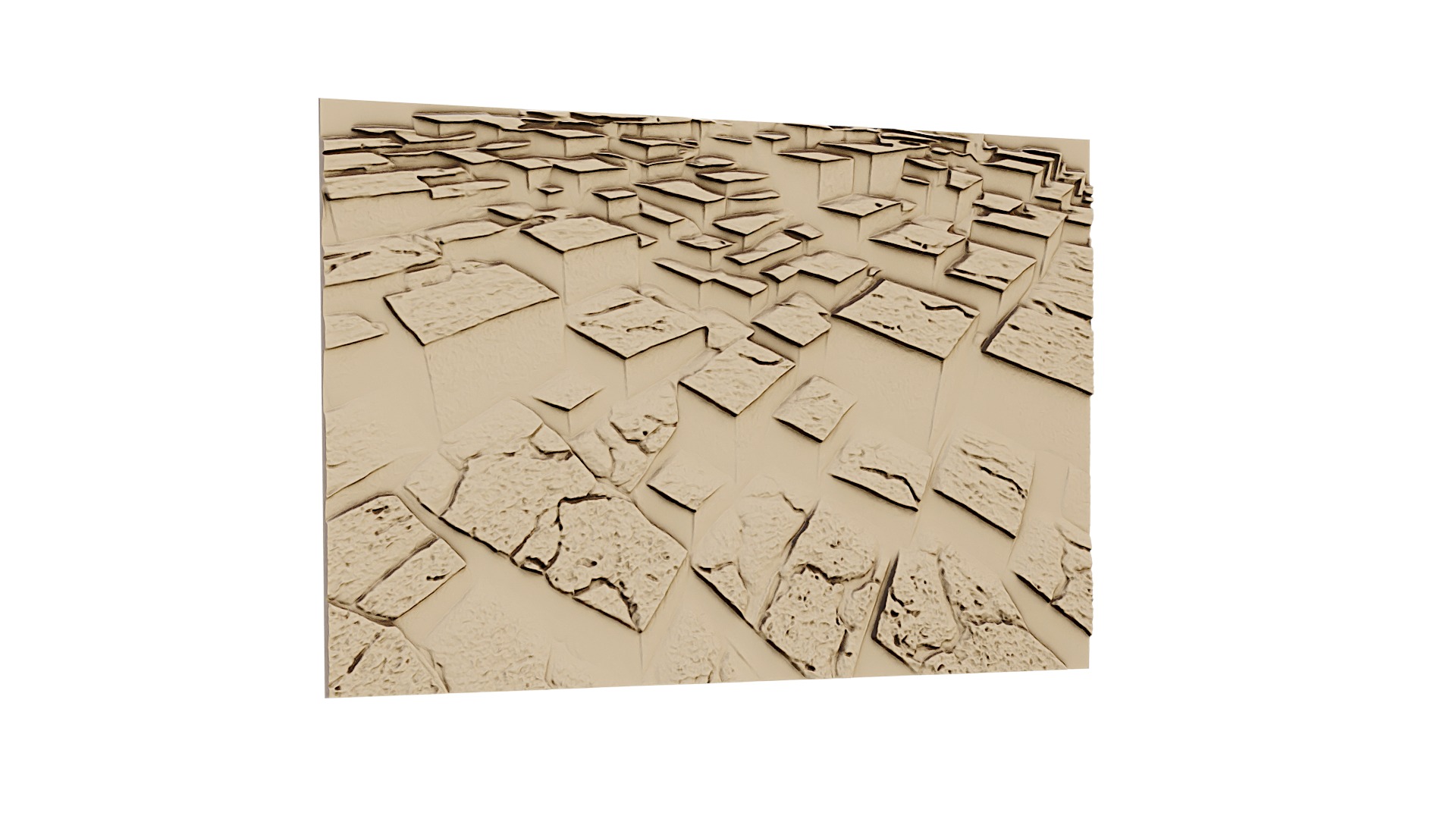 decor set wall panel wall stone relief mural CNC 28 3D model_1