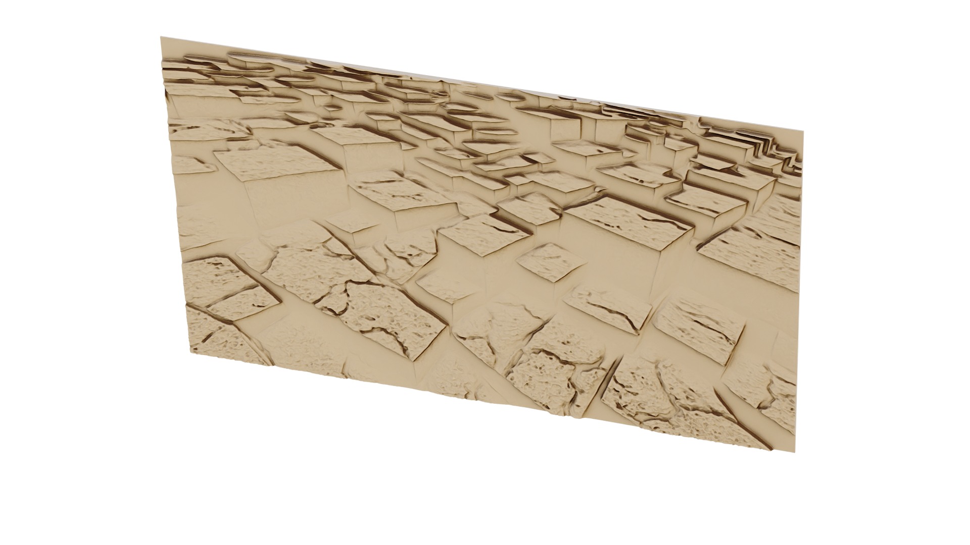 decor set wall panel wall stone relief mural CNC 28 3D model_4