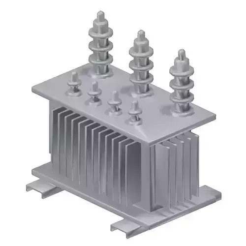 Games Electrical Transformer Toy Low-poly 3D model