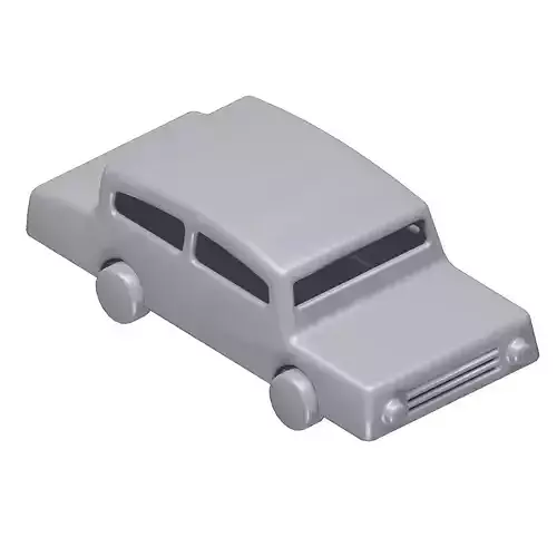Games Cartoon Car Toy Low-poly 3D model