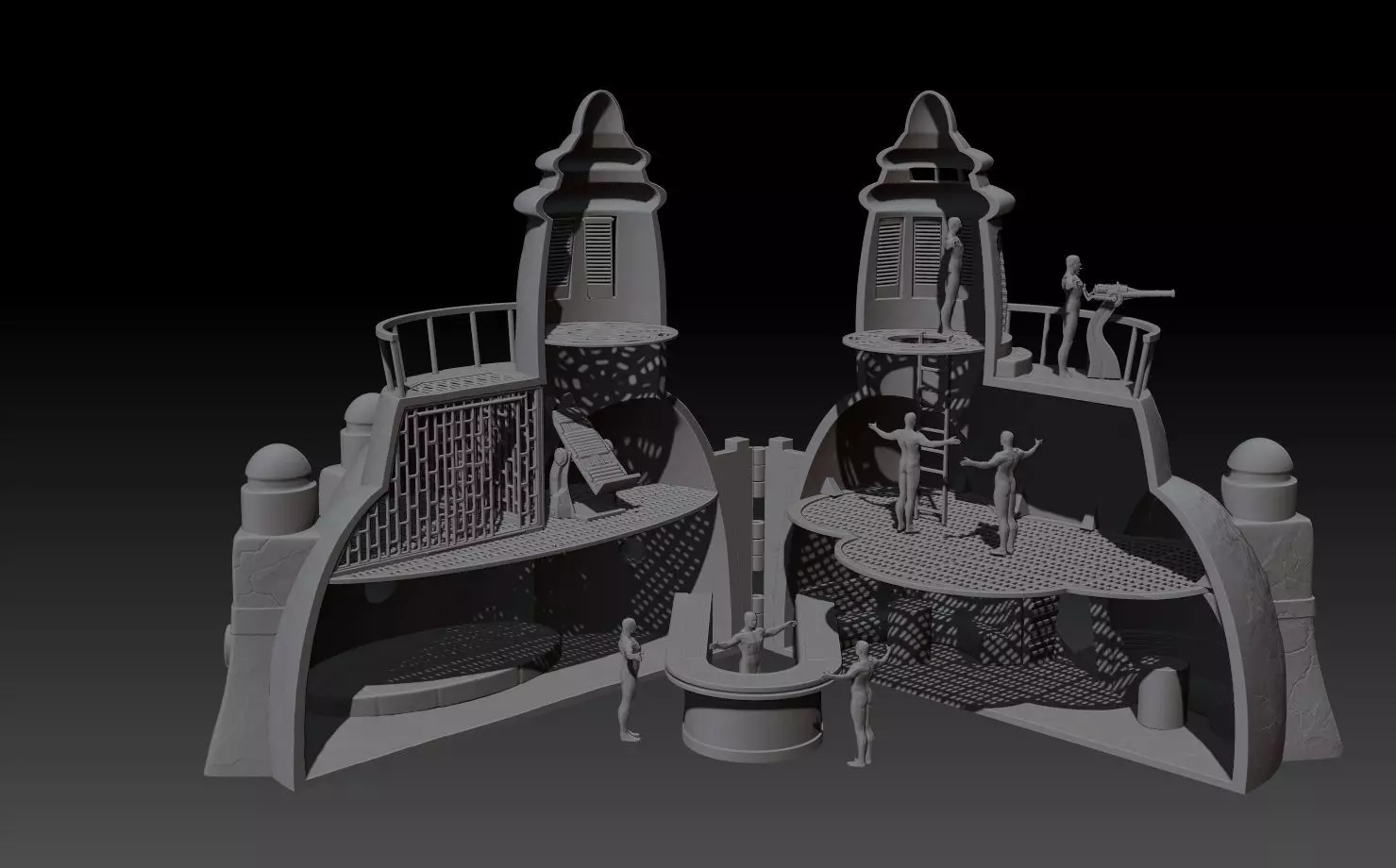 Smugglers Bounty Playset 3D print model_0
