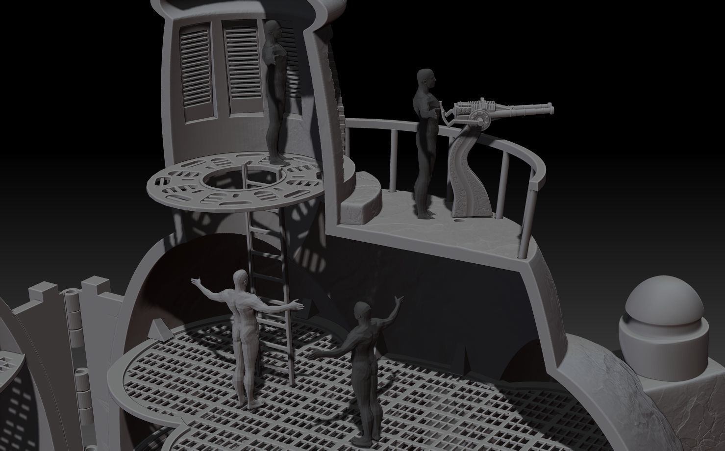 Smugglers Bounty Playset 3D print model_3